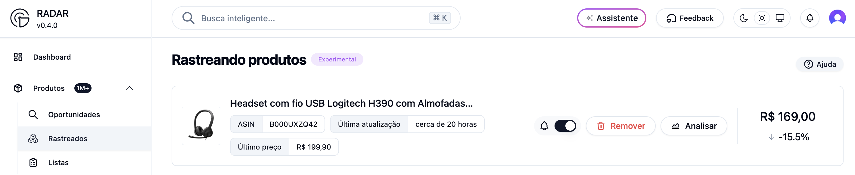 Contas conectadas